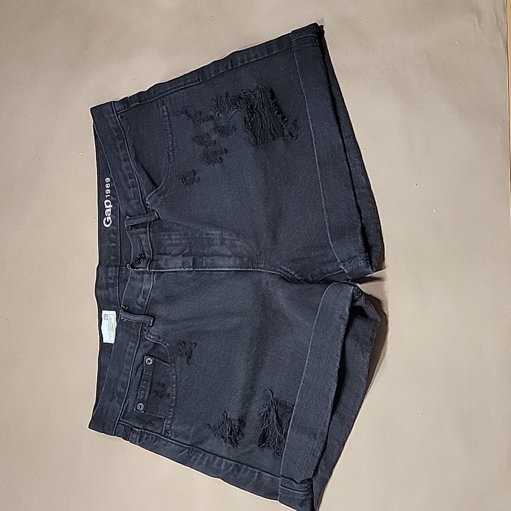 Gap 1969, Size 29 Black Sexy Boyfriend Shorts, Excellent Used Condition